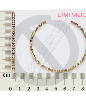 GOLD BUBBLELINE CUFF BRACELET