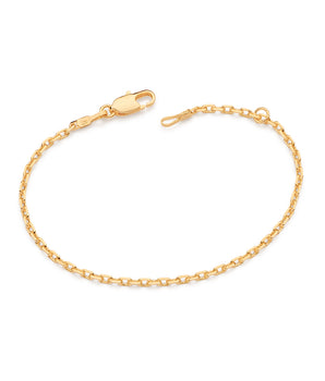MEN’S GOLD SMALL CURB CHAIN BRACELET