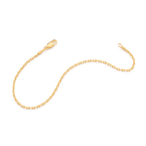 MEN’S GOLD LARGE CURB CHAIN BRACELET