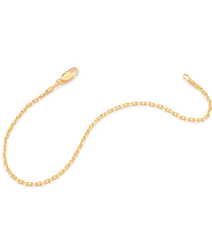 MEN’S GOLD LARGE CURB CHAIN BRACELET