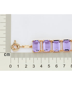 GOLD PURPLE GLOW BRACELET