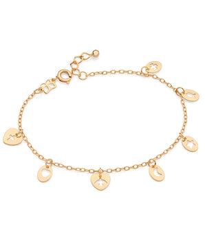 GOLD CHARM SPIRIT BRACELET