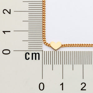 GOLD MINI HEART BRACELET