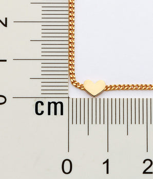 GOLD MINI HEART BRACELET