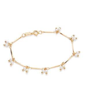 GOLD LARGE CLASSIC PEARLS BRACELET