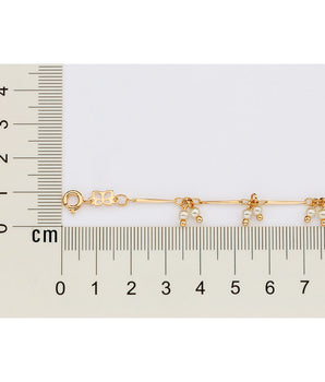GOLD LARGE CLASSIC PEARLS BRACELET