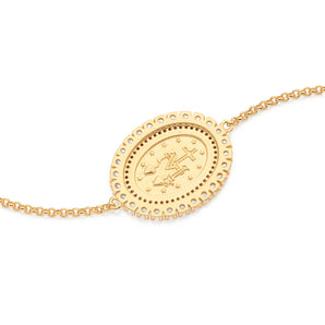 GOLD OUR LADY OF GRACE BRACELET