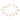 18K GOLD PLATED SHELL BRACELET WITH SYNTHETIC PEARLS