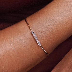 GOLD RIO LIGHTS CUFF BRACELET