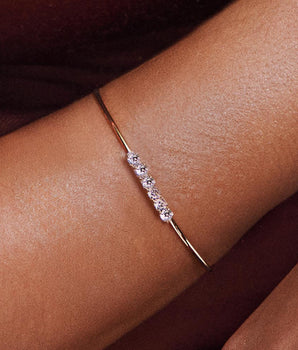 GOLD RIO LIGHTS CUFF BRACELET