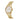 GOLD MULTIFUNCTION SOCIAL ANALOG WATCH