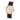 BLACK AND GOLD SOCIAL ANALOG WATCH
