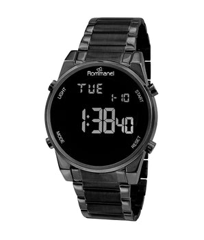 BLACK LCD DIGITAL WATCH
