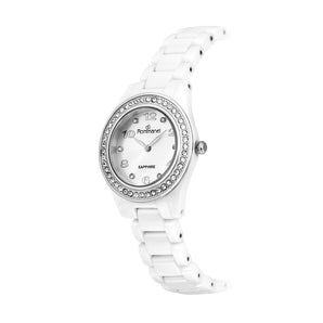 WHITE SOCIAL ANALOG WATCH
