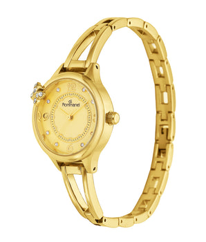 GOLD SOCIAL ANALOG WATCH