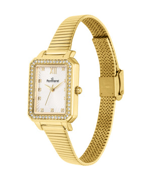 GOLD GRACE CRYSTAL ANALOG WATCH