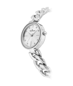 SILVER-TONE ANALOG DRESS WATCH