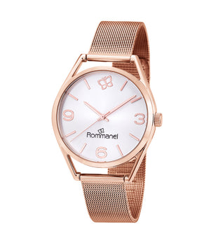 ROSE GOLD BUTTERFLY BLOOM ANALOG WATCH