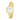 GOLD MODERN METALLIC ANALOG WATCH