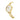 GOLD MODERN METALLIC ANALOG WATCH