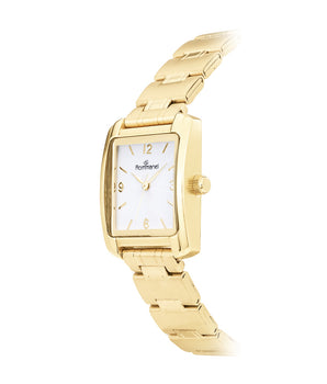 GOLD VINTAGE RECTANGULAR ANALOG WATCH