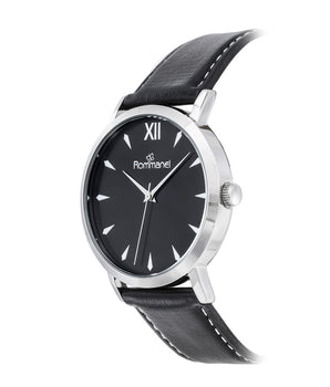 SILVER ELEGANT NIGHT ANALOG WATCH