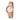 ROSE GOLD GLOW ANALOG WATCH