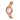 ROSE GOLD GLOW ANALOG WATCH