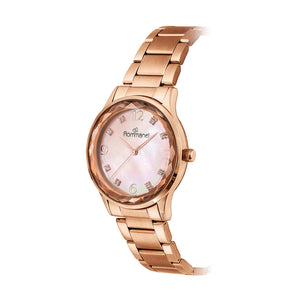 ROSE GOLD GLOW ANALOG WATCH