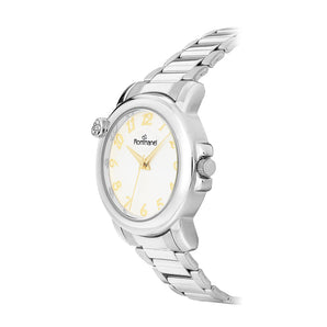 SILVER HEARTBEAT ANALOG WATCH