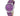 SILVER AND PURPLE ROMMANEL ESSENCE ANALOG WATCH