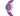 SILVER AND PURPLE ROMMANEL ESSENCE ANALOG WATCH