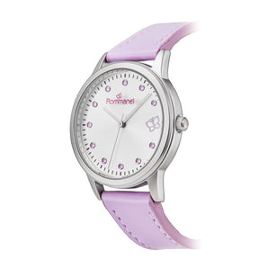SILVER AND LILAC ROMMANEL LOVER ANALOG WATCH
