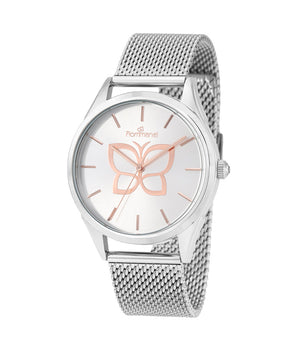 SILVER ROSAFLY ANALOG WATCH