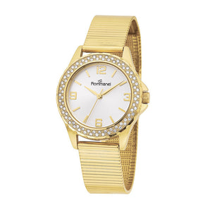GOLD MODERN TIME ANALOG WATCH