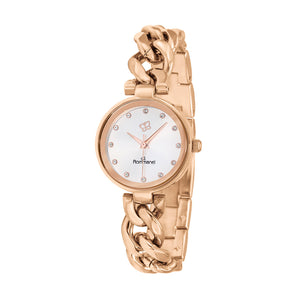 ROSE GOLD VINTAGE VERO SOCIAL ANALOG WATCH