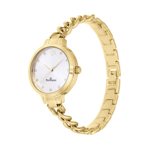 GOLD CHAINED ANALOG WATCH