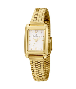 GOLD-TONE ANALOG DRESS WATCH