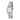 SILVER CRYSTAL SQUARE ANALOG WATCH
