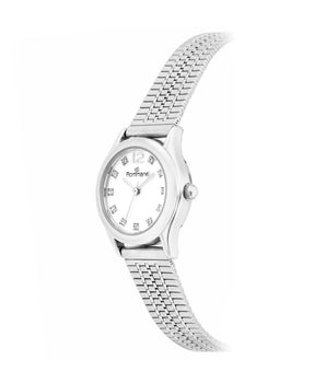 SILVER-TONE ANALOG DRESS WATCH