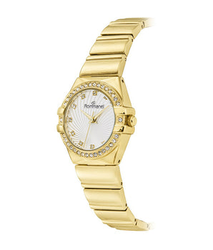 GOLD TIMELESS ANALOG WATCH