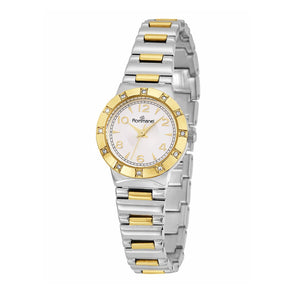 DUO TONE VINTAGE STYLE ANALOG WATCH