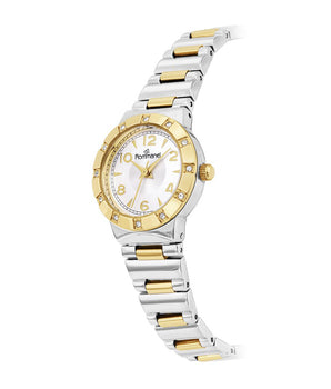 DUO TONE VINTAGE STYLE ANALOG WATCH
