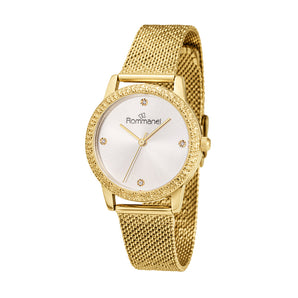 GOLD-TONE ANALOG DRESS WATCH