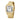 GOLD BOLD ROMAN NUMERALS ANALOG WATCH
