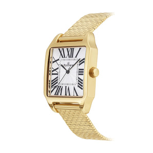 GOLD BOLD ROMAN NUMERALS ANALOG WATCH