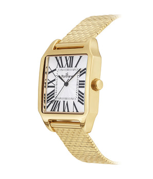 GOLD BOLD ROMAN NUMERALS ANALOG WATCH