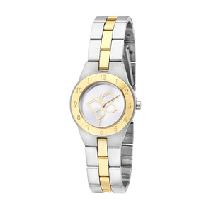 DUO TONE ROMMANEL BUTTERFLY CLASSIC ANALOG WATCH