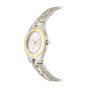 DUO TONE ROMMANEL BUTTERFLY CLASSIC ANALOG WATCH