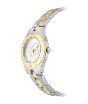 DUO TONE ROMMANEL BUTTERFLY CLASSIC ANALOG WATCH